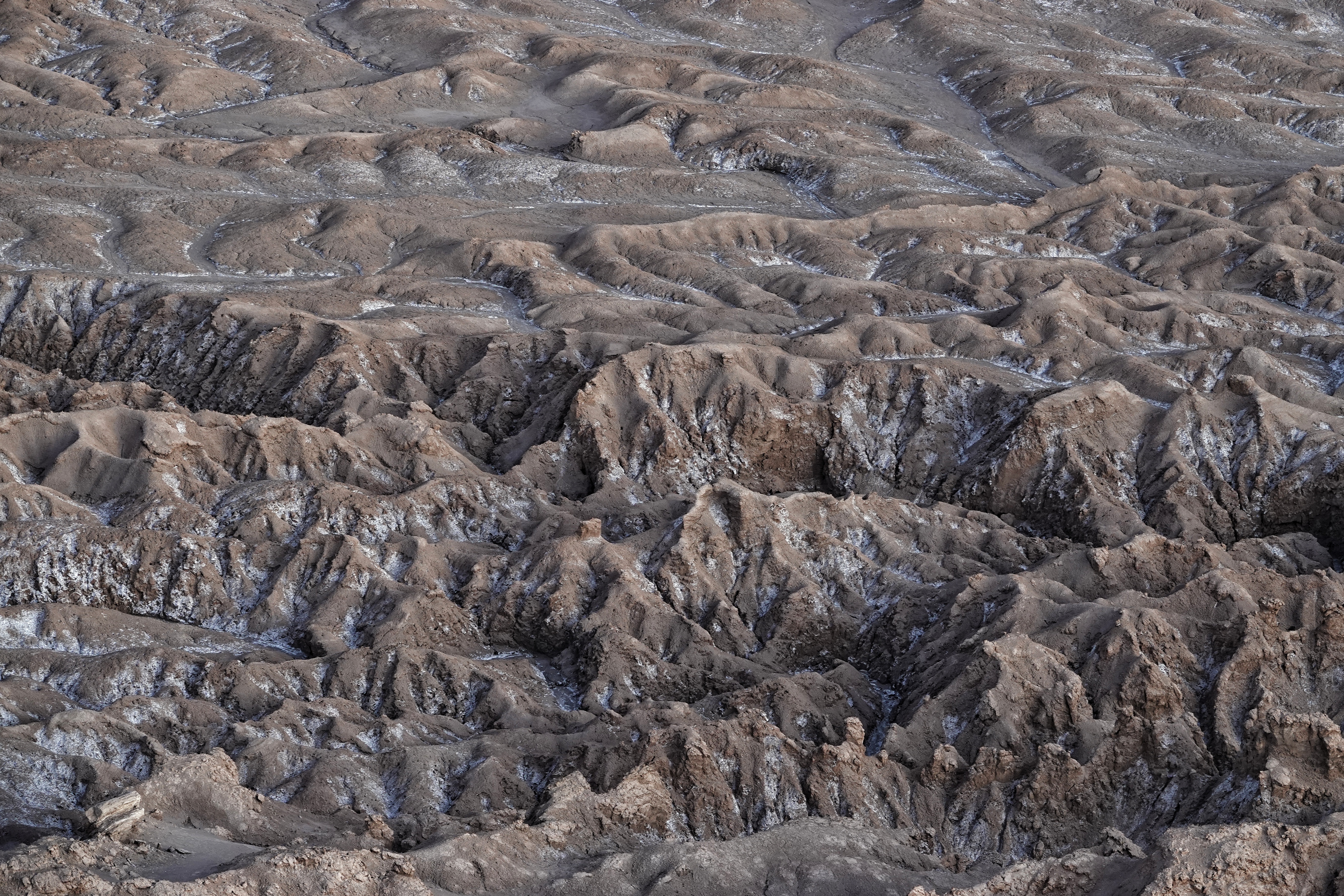 Texture minérale du désert